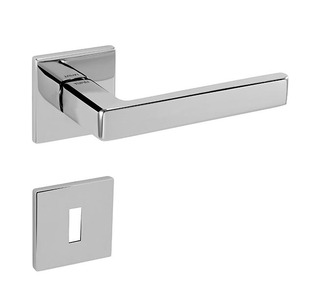 Klika na dveře TI - SONIA - HR 3095Q 5S OC - Chrom lesklý (03)