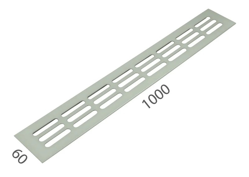 SRL - ALFA větrací mřížka šířka 60 x 1000 mm F9 - Nerez elox