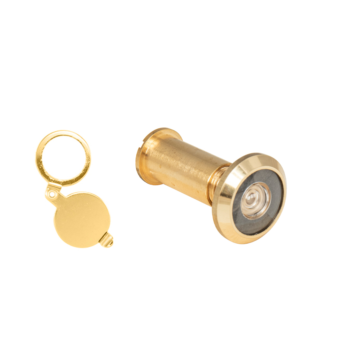 MP - Kukátko s krytkou OLV - Mosaz leštěná lakovaná