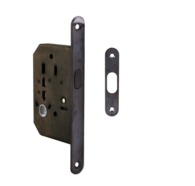 FT - Zámek na posuvné dveře 61/50 WC OGR - Bronz česaný lesklý