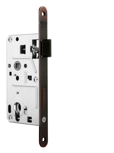 VR - Zadlabací zámek PZ 72/80 - 035/187 Měď tmavá