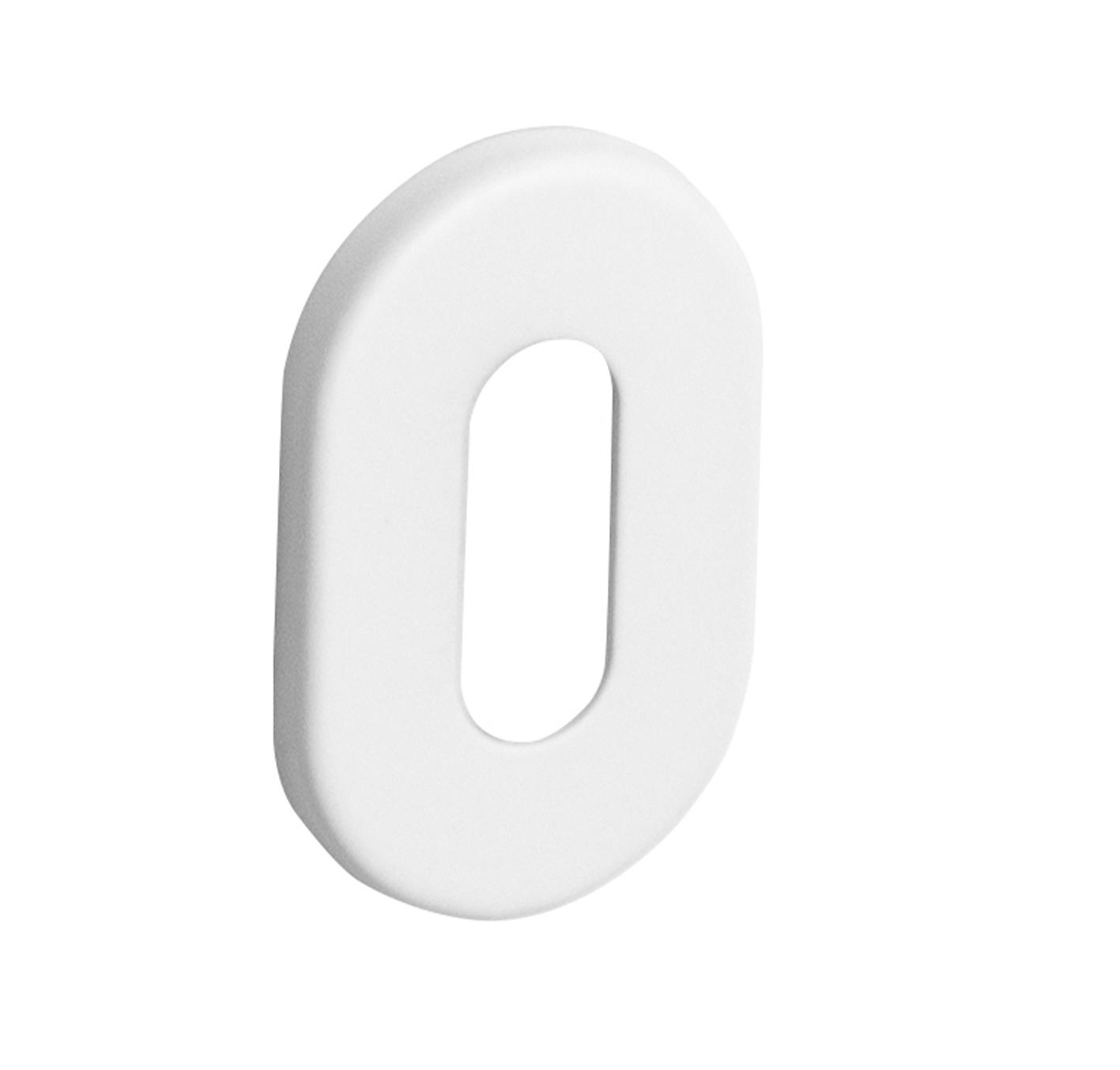 Rozeta ke klice VM - ROZETA - 4UOR WS - Bílá matná (49)