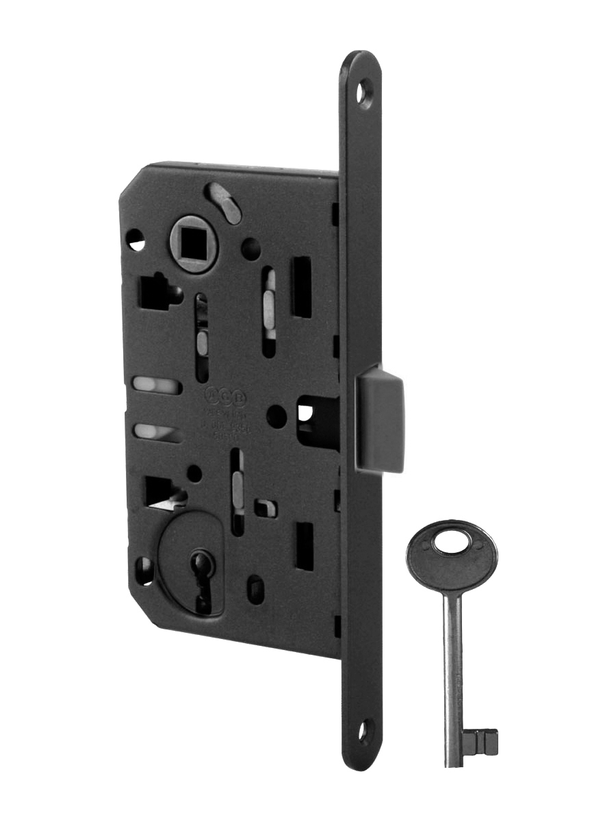 AGB - Zámek na dveře MEDIANA EVOLUTION - BB BS - Černá matná