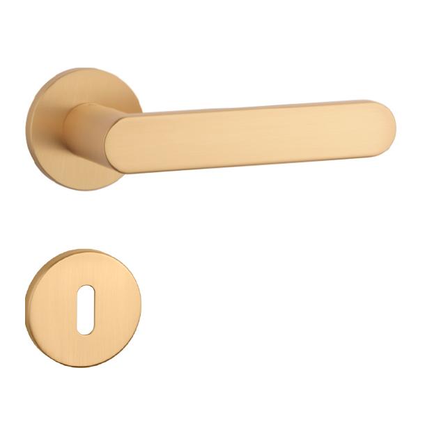 Klika na dveře AS - ALORA - R 7S OLS - Mosaz broušená