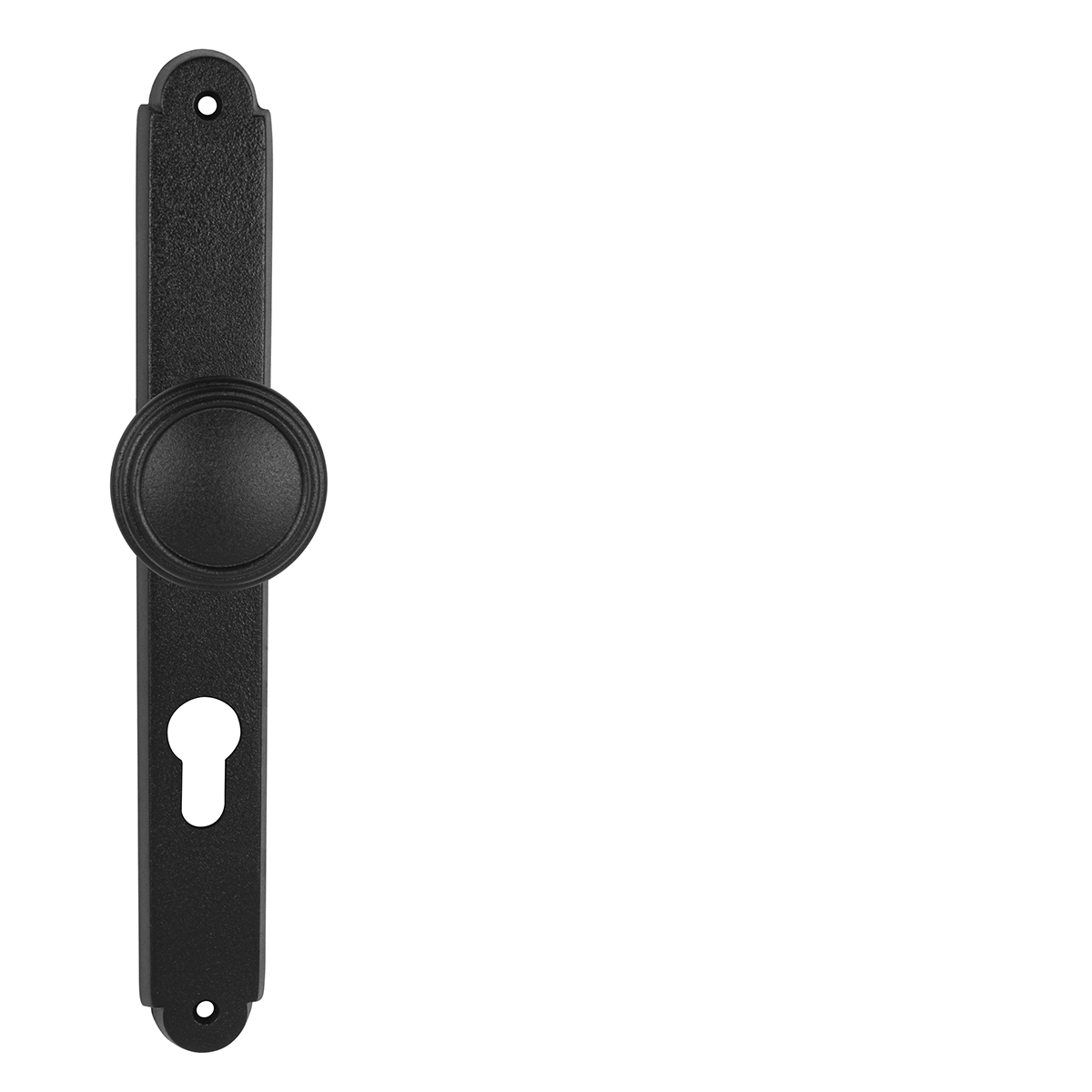 Koule na dveře NI - ALT WIEN - KOULE na štítu NB - Černá strukturovaná