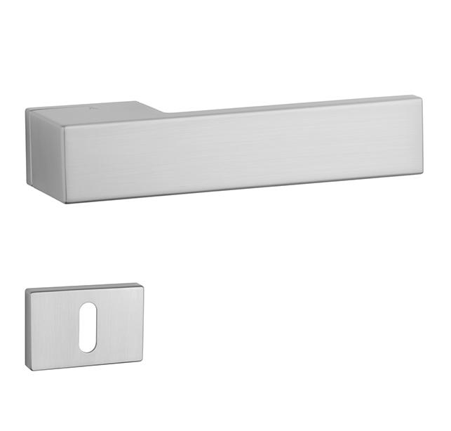 Klika na dveře AS - CARLINA - RT 7S OCS - Chrom broušený