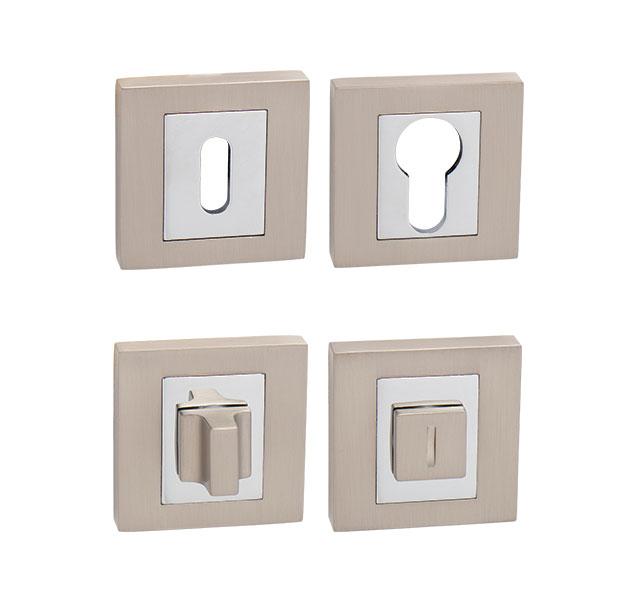 MP - ROZETA - HR NP/OC - Nikl perla / chrom lesklý