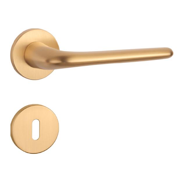 Klika na dveře AS - AZALIA - R 7S OLS - Mosaz broušená