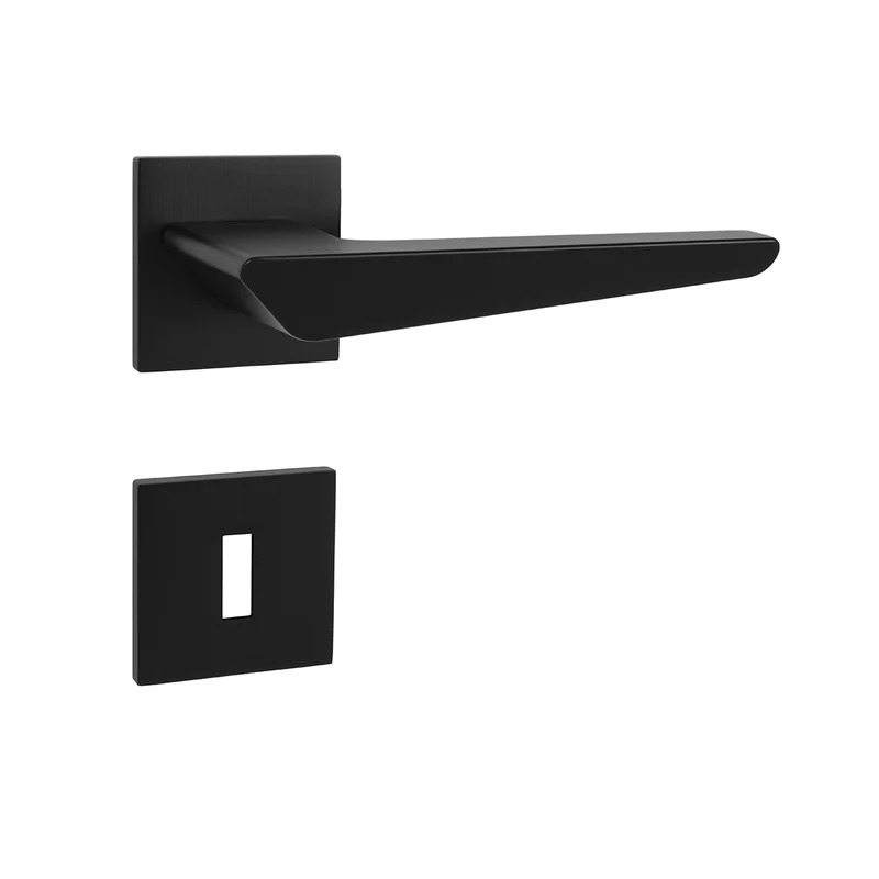 Klika na dveře TI - TIGA - HR 4154Q 5S BS - Černá matná (153)