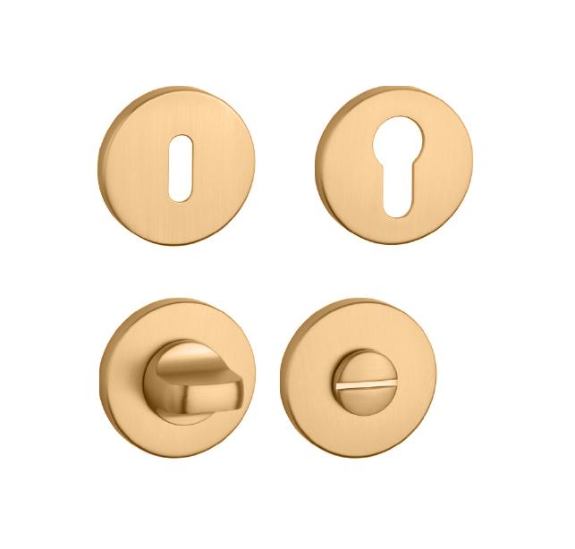 Rozeta ke klice AS - ROZETA - R 7S OLS - Mosaz broušená