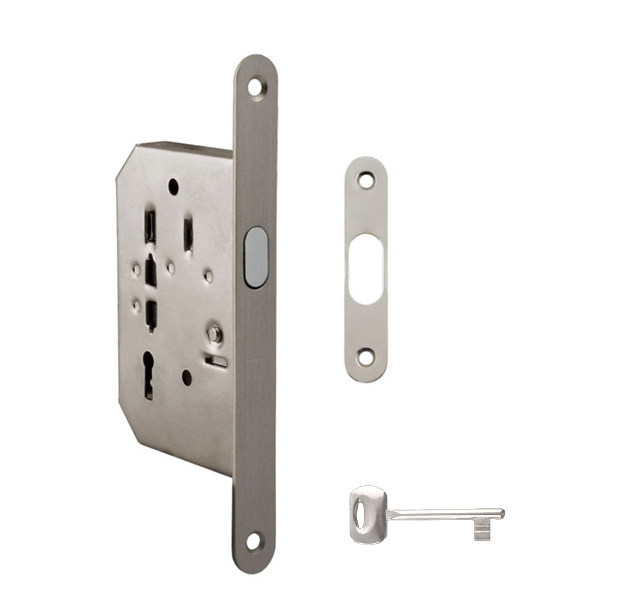 FT - Zámek na posuvné dveře 60/50 BB NP - Nikl perla