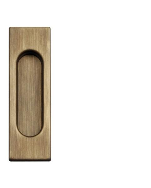 FT - Mušle hranatá bez otvoru - 3663AC OGS - Bronz česaný matný