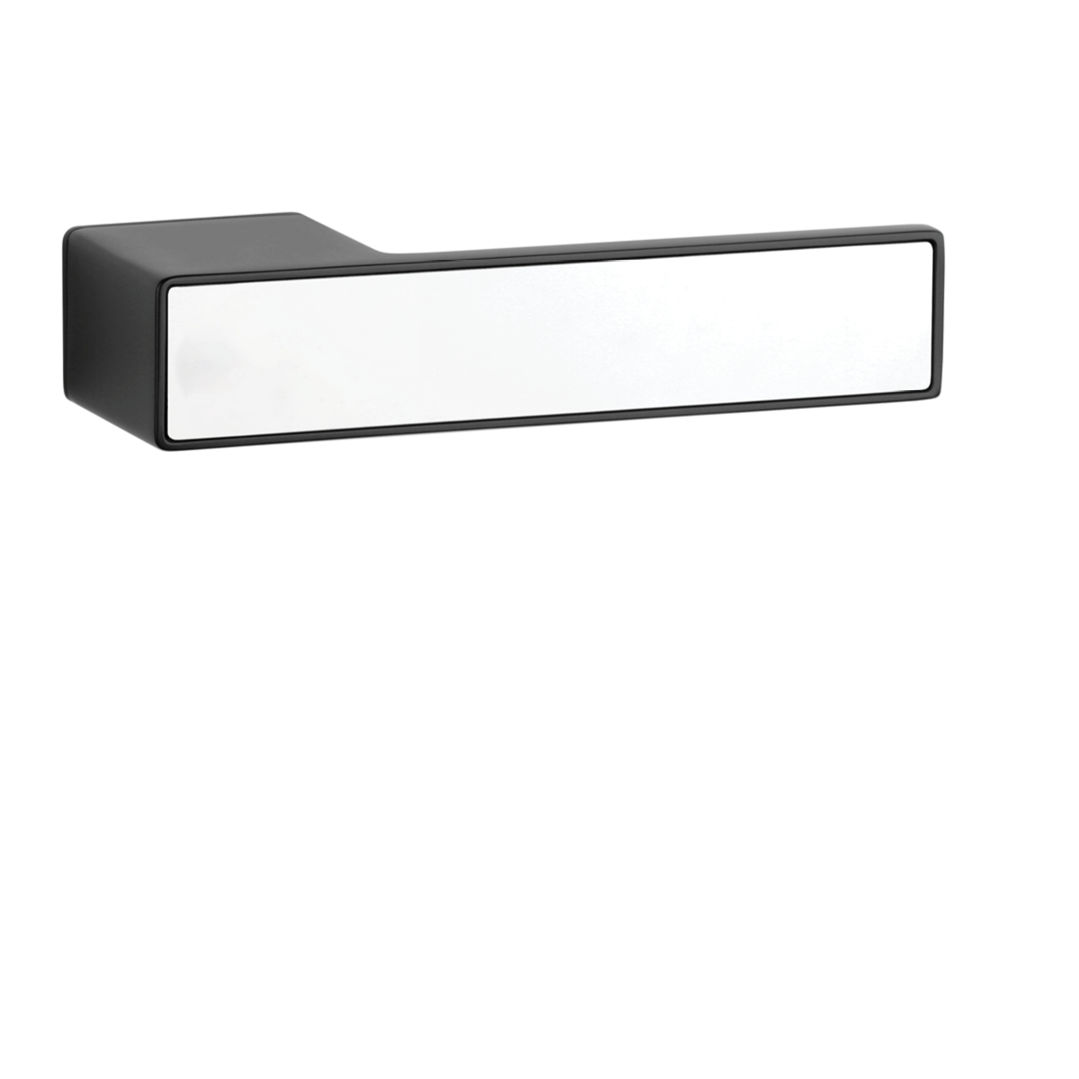 Klika na dveře ASG - HEDERA - RT BS/WS - Černá matná / bílá matná