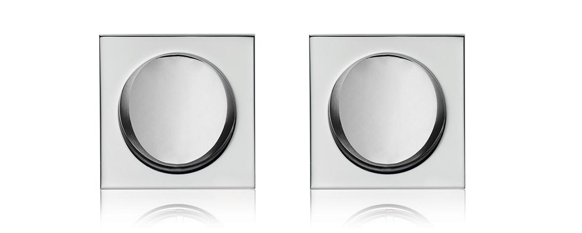 SAB - Set na posuvné dveře Hooky ZERO - HR bez otvoru OC - Chrom lesklý