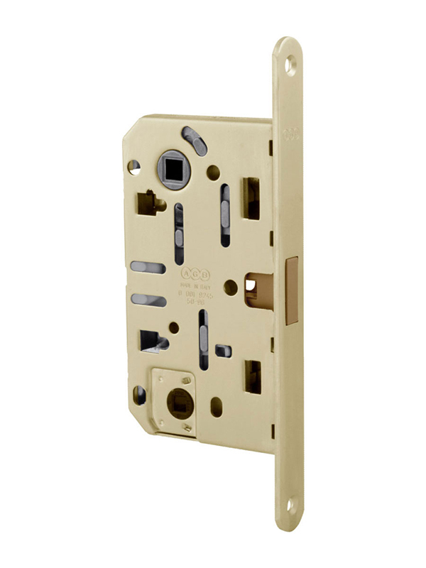 AGB - Magnetický zámek MEDIANA POLARIS - WC OLV - Mosaz leštěná lakovaná