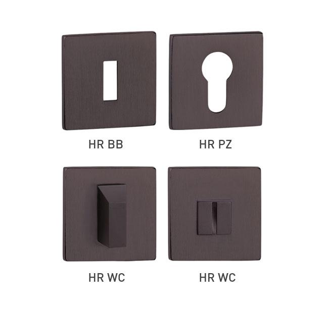 TI - ROZETA - HR 5S ANT PVD - Antracit PVD (162)