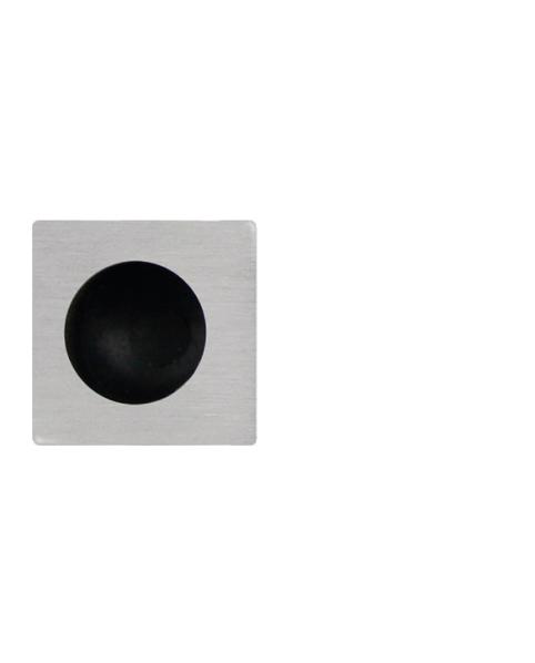 FT - madélko do čela posuvných dveří hranaté MQ - HR OCS - Chrom broušený