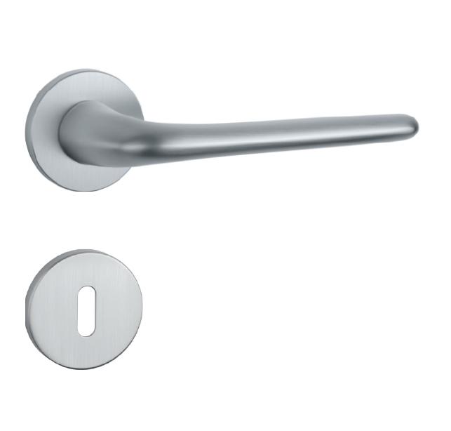 Klika na dveře AS - AZALIA - R 7S OCS - Chrom broušený