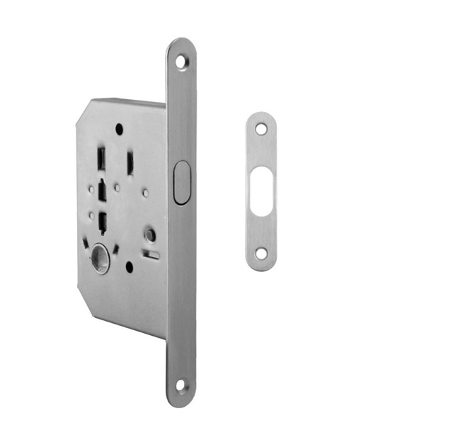 FT - Zámek na posuvné dveře 61/50 WC OCS - Chrom broušený