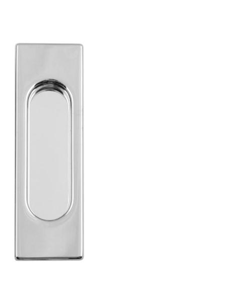 FT - Mušle hranatá bez otvoru - 3663AC OC - Chrom lesklý