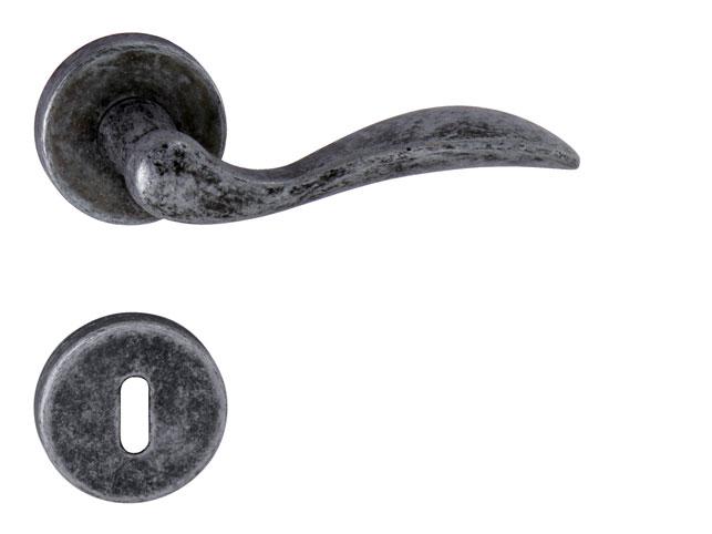 Klika na dveře TI - LEA - R 1948 OGA - Antik šedá (47)