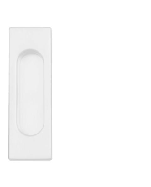 FT - Mušle hranatá bez otvoru - 3663AC WS - Bílá matná