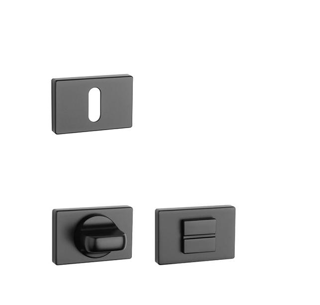 AS - ROZETA - RT 7S BS - Černá matná