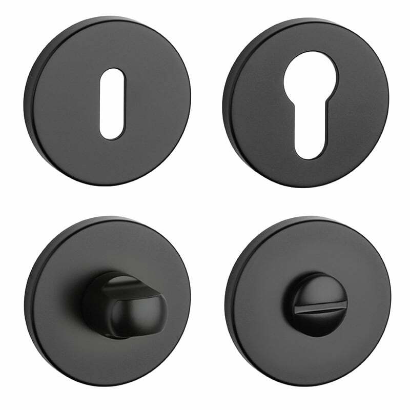 Rozeta ke klice AT - ROZETA - R 7S BS - Černá matná