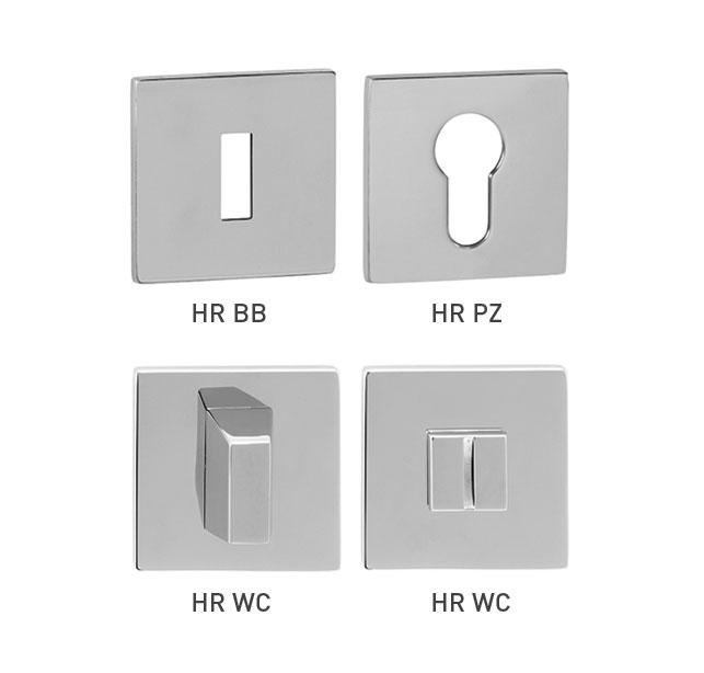 TI - ROZETA - HR 5S OC - Chrom lesklý (03)