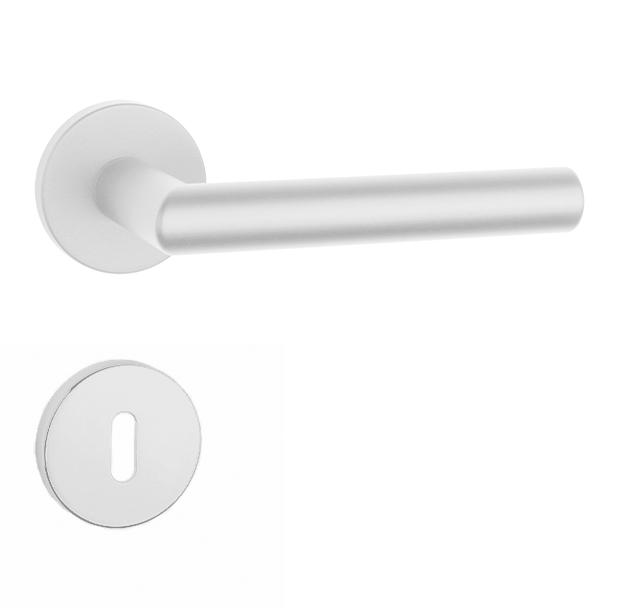 Klika na dveře AT - ARABIS - R 7S WS - Bílá matná