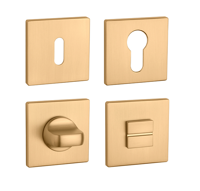 Rozeta ke klice AS - ROZETA - HR 5S OLS - Mosaz broušená