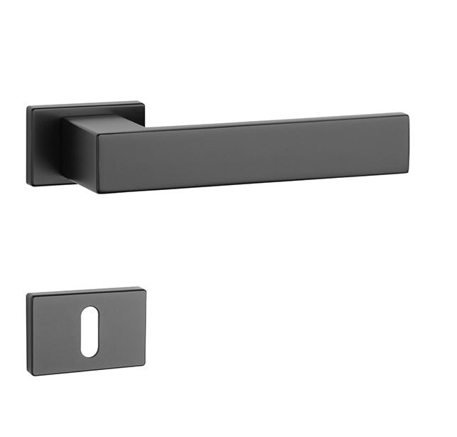 Klika na dveře AS - PINA - RT 7S BS - Černá matná