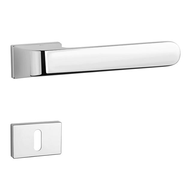 Klika na dveře AS - PLUMERIA - RT 7S OC - Chrom lesklý