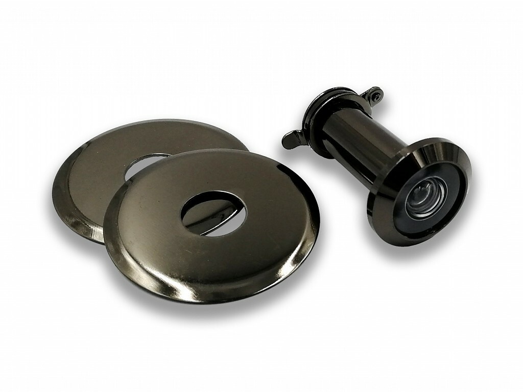 SA - Průhledítko (kukátko) KOMPLET BNL - Černý lesklý nikl