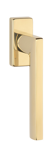 Klika na eurookno AT - DK - PYROLA - HR OLV PVD - Mosaz leštěná lakovaná PVD