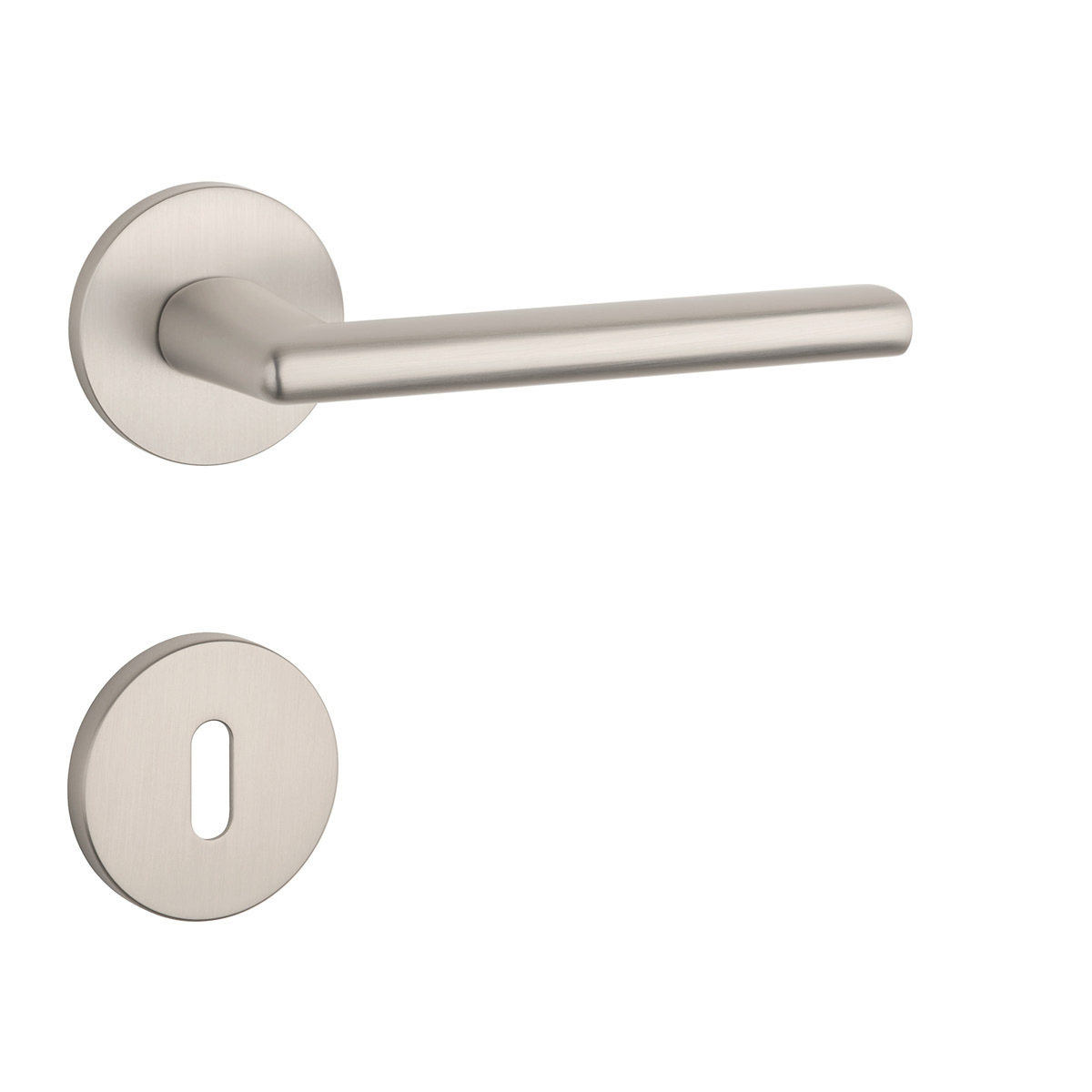 Klika na dveře AT - KALMIA - R 7S NP - Nikl perla