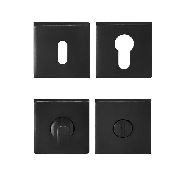 MP - ROZETA - HR BS - Černá matná