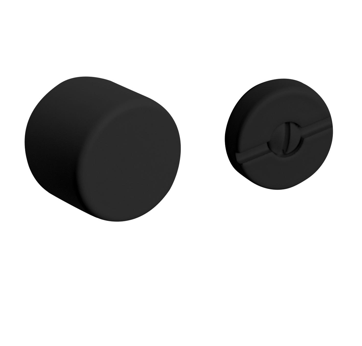 VM - PUNTO - WC klíč BS - Černá matná (18)