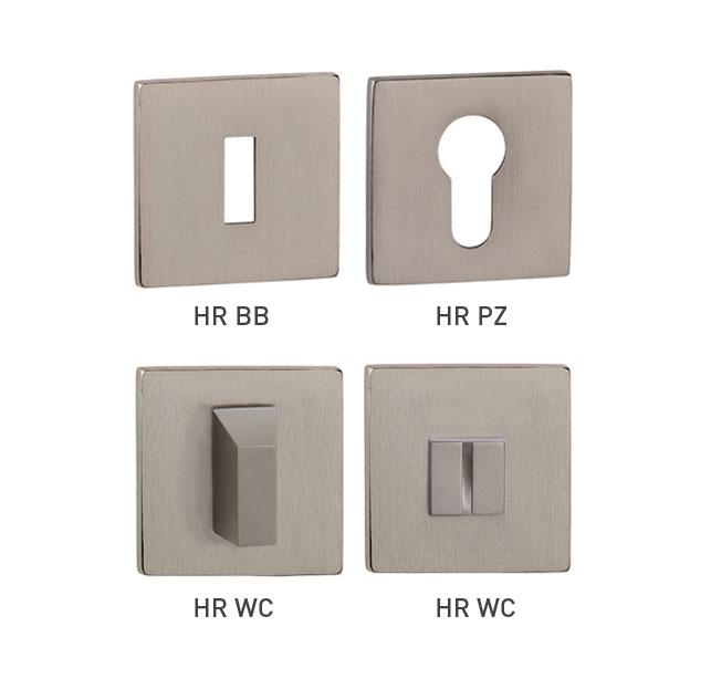 TI - ROZETA - HR 5S ONS PVD - Nikl broušený PVD (163)