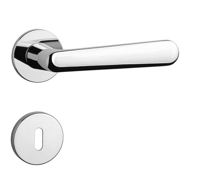 Klika na dveře AS - ARIA - R 5S OC - Chrom lesklý