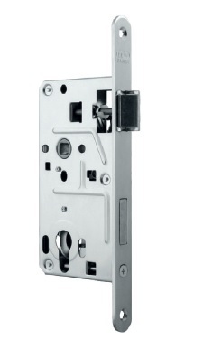 MP - Zadlabací zámek PZ 72/80 - D 2155 L/P Bílý pozink