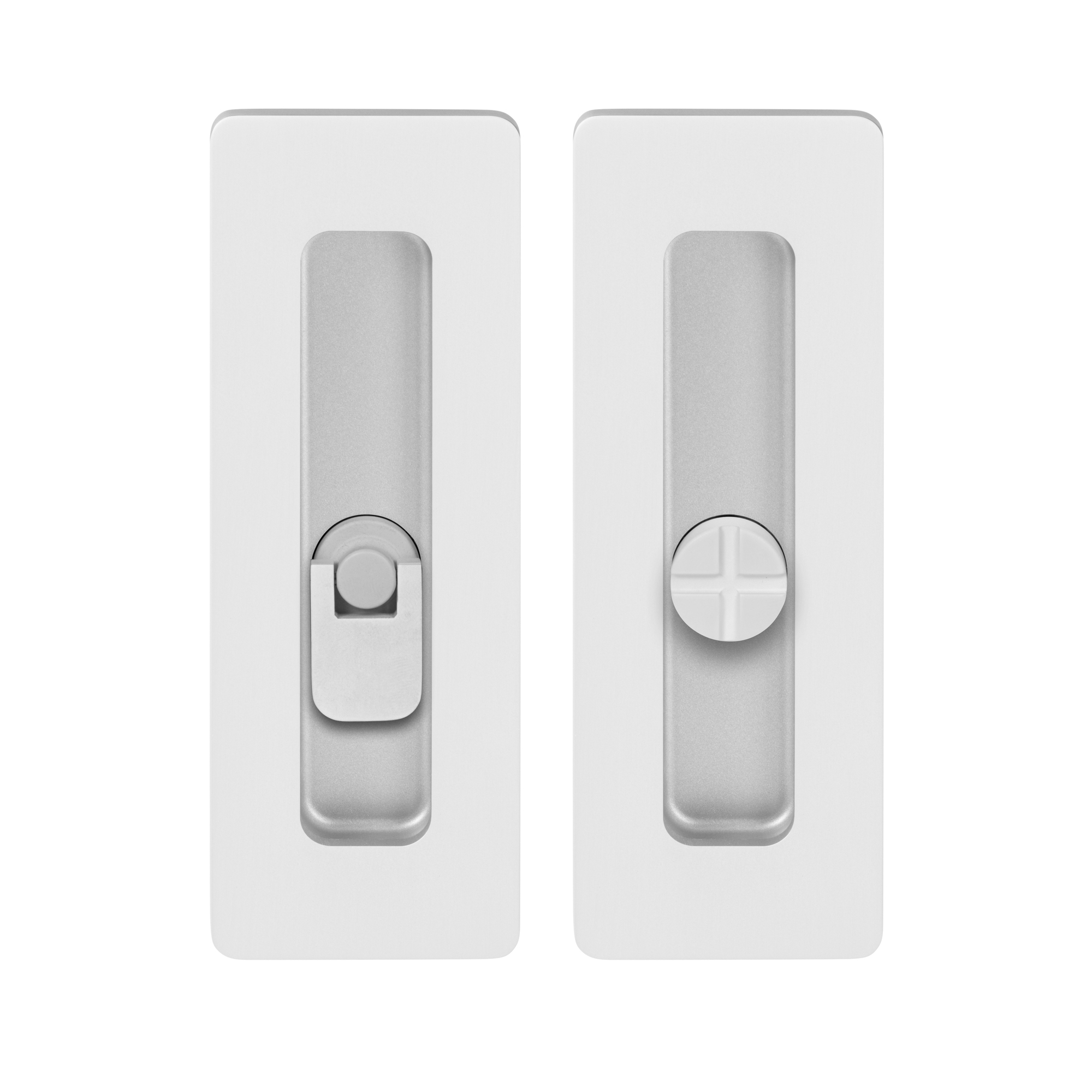 TI - Mušle na posuvné dveře - 4181 5S - WC WS - Bílá matná (152)