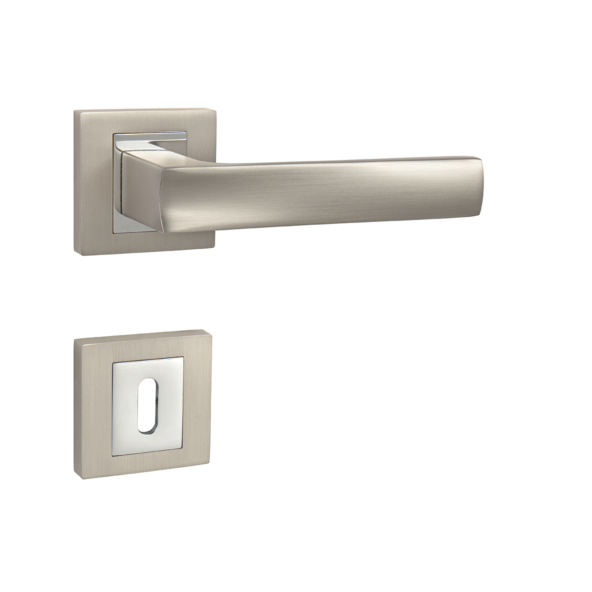 Klika na dveře MP - HOLLY - HR NP/OC - Nikl perla / chrom lesklý