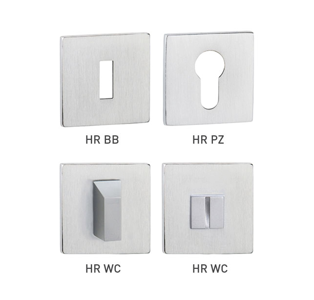 Rozeta ke klice TI - ROZETA - HR 5S BN - Broušená nerez (16)