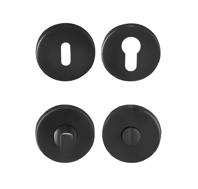 MP - ROZETA - R BS - Černá matná