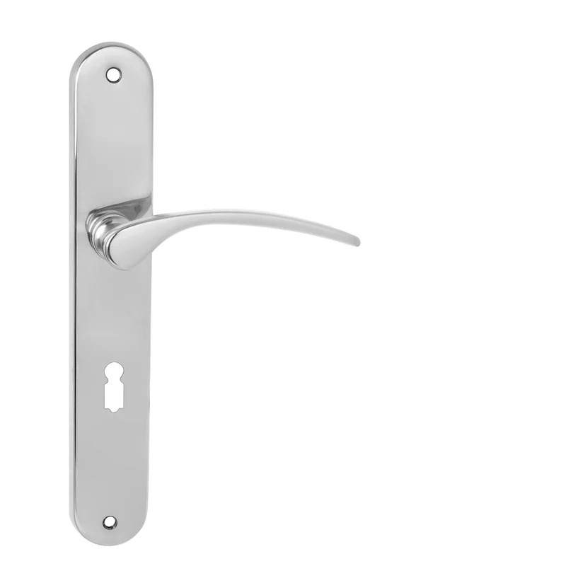 Klika na dveře MP - LAURA OC - Chrom lesklý