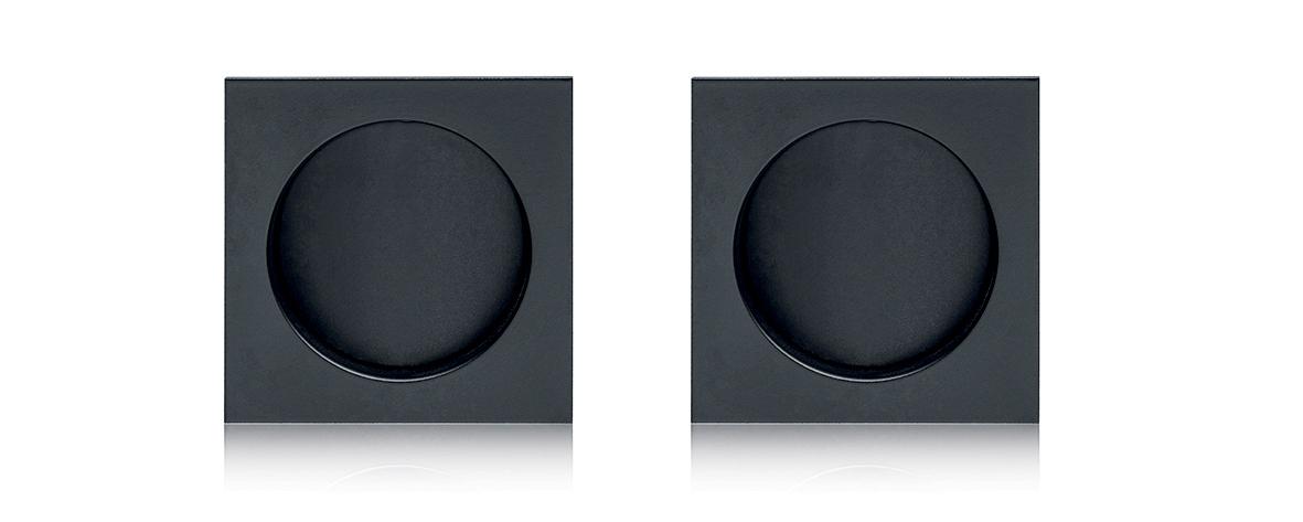 SAB - Set na posuvné dveře Hooky ZERO - HR bez otvoru BS - Černá matná