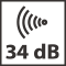 Produkt certifikovaný na protihlukové dveře - 34 dB