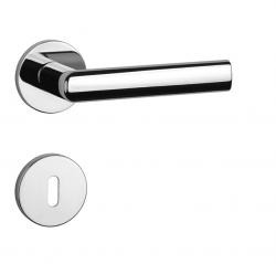 Klika na dveře AT - SILENA - R 7S OC - Chrom lesklý