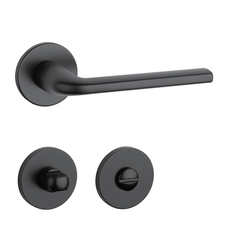 Klika na dveře AT - OLEANDRO - R 7S BS - Černá matná